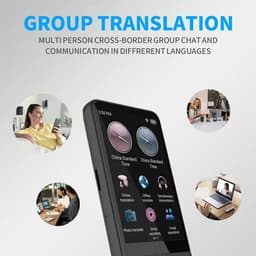 K&R Ventures® ChatGPT AI Vertaalcomputer S80 – Slim Vertaler Apparaat met Spraak & Tekst – 138 Talen Online / 17 Offline – Vertaal Scanner – Draagbare Realtime Vertaler – USB C Oplaadbaar — thumbnail 5