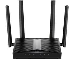 Cudy WR3600 - draadloze router - Gigabit Ethernet -Dual-band (2.4 GHz / 5 GHz) Zwart