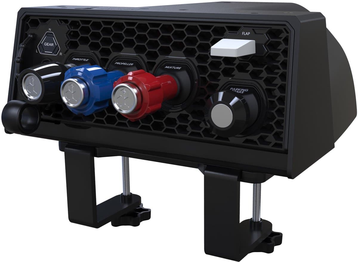 Honeycomb Sierra TPM Module - Throttlebediening voor vliegtuigen zoals Cessna 172 - Trimwiel & LED — afbeelding 1