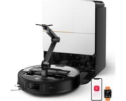 Roborock Saros Z70 – Robotstofzuiger en dweilrobot – Met OmniGrip-arm – 22.000 Pa – Aangedreven door AI – 7,98 cm ultradun – FlexiArm Riser – Tech AdaptiLift-chassis – Vermijdt obstakels – Multifunctioneel dock 4.0