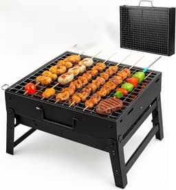 Ceruzo Opvouwbare Barbecue - 35x27 cm -Draagbare Houtskool Grill – Compact-Lichtgewicht — thumbnail 2