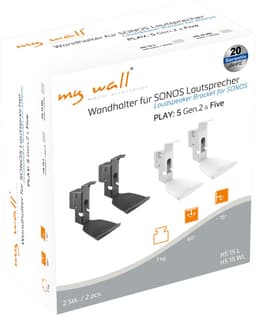 Muurbeugel set Sonos Five en PLAY 5 Gen 2 en Gen 3 Wit — thumbnail 2