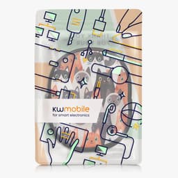 kwmobile hoes geschikt voor Sony WH-CH520 / WH-CH510 / MDR-ZX110 - 21,5 x 16 cm - Beschermhoes voor headset in Katten design - Van neopreen - Met print — thumbnail 7
