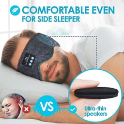 RFWR® Comfortabele Slaaphoofdtelefoon Hoofdband met Bluetooth - Ideaal voor Ontspanning en Slaap — thumbnail 3