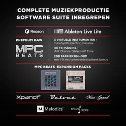 M-Audio Keystation 49 MKIII - 49-toetsen USB MIDI-Keyboard Controller met Pitch- / Modulatiewielen, Plug & Play (Mac/PC) Connectiviteit, Gratis Online / App-lessen en Softwareproductiesuite Inbegrepen — thumbnail 2