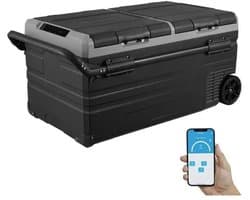 Draagbare Koelkast – Auto Koelbox – Camping Koelkast – Mobiele Koelbox – 95 Liter – Instelbare Temperatuur – Stil En Energiezuinig