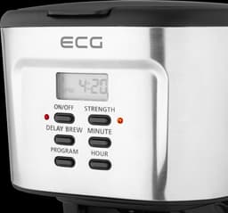 ECG KP 2125 Supreme - Koffiezetapparaat voor druppelkoffie - 10 kopjes - 1,25 l - Zwart - 900 W — thumbnail 4