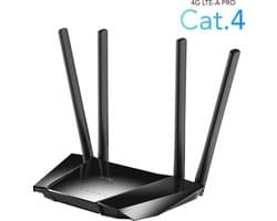 Cudy N300 4G Router met 150 Mbps LTE, Dual WAN/LAN en VPN Support