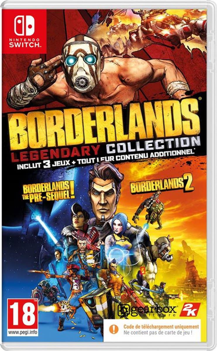 Borderlands Legendary Collection - Nintendo Switch - Code in Box — afbeelding 1