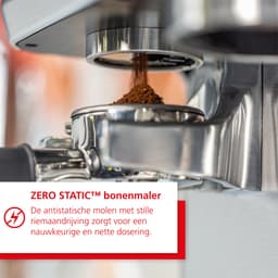 Solis Grind & Infuse Perfetta 1019 - Pistonmachine - Espressomachine met Koffiemolen - Inclusief Coffee Knock Box en Tamping Mat - Zilver — thumbnail 3