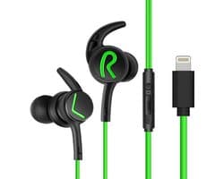Phreeze EP15 Bedrade Oortjes - Groen - In-Ear Sport Headset met Haakjes - Headset - Geschikt voor Apple iPhone Oortjes met Draad