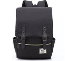 Vermanto Rugtas - Rugzak - 25 Liter - Boekentas - Laptop - School - Boekentas - Heren - Dames - Zwart