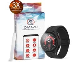 Samsung Galaxy Watch 5 PRO (45 MM), OMAZU 3D Flex TPU Screenprotector, 3 Pack
