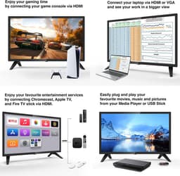 ANTTEQ AB32D1 - 32 inch TV (80 cm) - Triple Tuner, CI+, HDMI, USB, Hotelmodus inbegrepen - 2023 — thumbnail 3