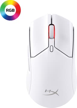 HyperX Pulsefire Haste 2 - Draadloze Gaming Muis - PC, PS5, PS4, Xbox Series X|S & Xbox One - Wit — thumbnail 3