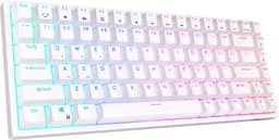 RK84 Gaming Keyboard Wit - RGB Verlichting - Hot-Swappable - Tri-Mode - Ergonomisch Mechanisch Gaming Toetsenbord Met Draadloze Verbinding - Qwerty - 80% Met Multimedia Toetsen - Brown Switches — thumbnail 5