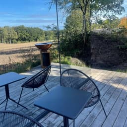 GardenMaxX Grill-Eye 80 Corten - Plancha BBQ - Vuurschaal - Grillen - Bakken - Grill-Ring - Barbecue - Buitenkoken - Grillplaat BBQ - Ø80x105 — thumbnail 4