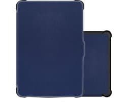 Hoes Geschikt voor Kobo Clara HD Hoesje Bookcase Cover Book Case Hoes Sleepcover - Donkerblauw