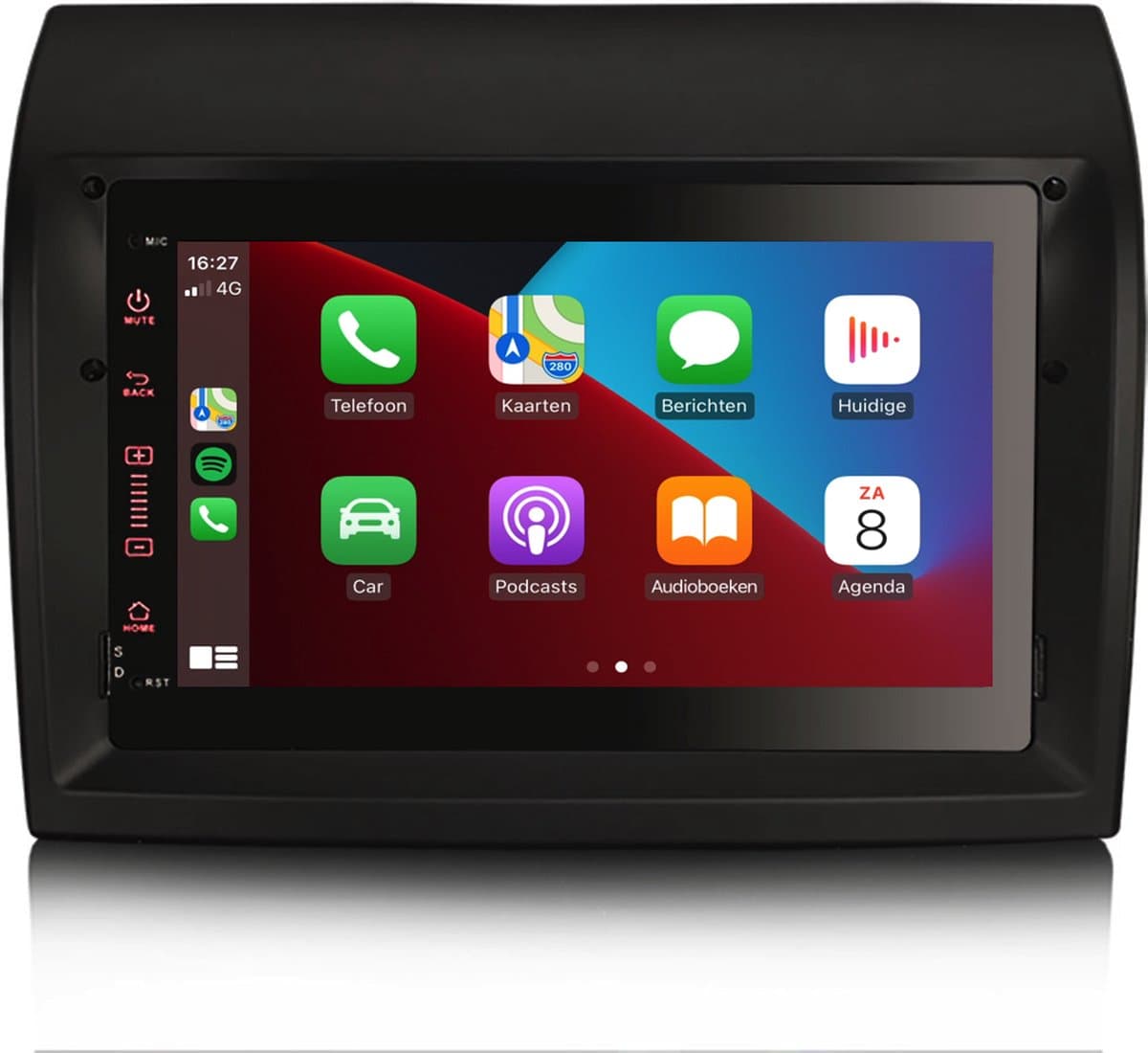 Carplay geschikt voor Fiat Ducato Citroen Jumper Peugeot Boxer | 2011 t/m 2020 | Android 13 | Draadloos Apple Carplay & Android auto | 4GB + 64GB | 8-Core | Cartronix | 2025 model | 2011 t/m 2017 2018 2019 2020 2021 | Bluetooth & Wifi — afbeelding 1