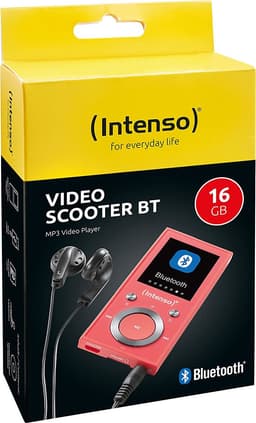 (Intenso) Video Scooter BT MP3 Speler - 16GB - bluetooth - roze (3717473) — thumbnail 2