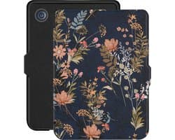 Lunso - Geschikt voor Kobo Clara 2E hoes (6 inch) - Vegan Saffiano Leren sleep cover - Urban Park