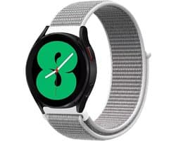 By Qubix - Geschikt voor Garmin bandje - Geschikt voor Garmin Venu 2 / Garmin Venu 3 - Sport Loop nylon bandje - Grijs - Smartwatch bandje 22mm