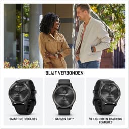 Garmin vivomove Trend - Smartwatch dames - 40mm- Mist Grey — thumbnail 4