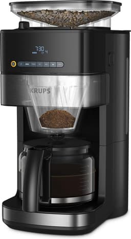 Krups Grind & Brew KM8328 - Koffiezetapparaat met ingebouwde koffiemolen - 1.25L - Warmhoudfunctie -Zwart — thumbnail 1