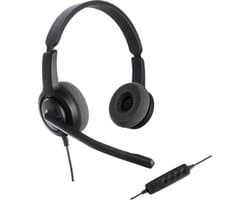 Axtel Voice UC28 duo NC USB koptelefoon voor PC/Laptop | Office Headset, Thuiswerk en Muziek | Skype for Business