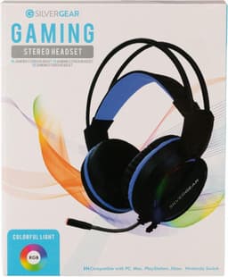 Silvergear Koptelefoon Met Microfoon - Gaming Headset Met Microfoon - Koptelefoon Met Draad - Zwart — thumbnail 5