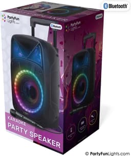 PartyFunLights Bluetooth karaoke party speaker - Party verlichting - microfoon - afstandsbediening — thumbnail 4