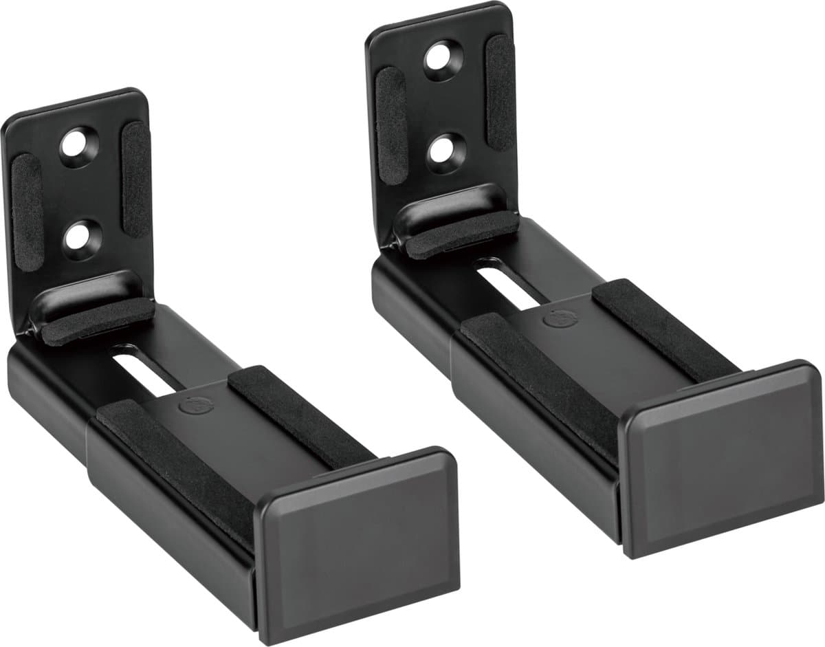 Wolff Mount Universele Soundbar Beugels – Verstelbare Soundbar Muurbeugel – Geschikt voor Vrijwel Alle Soundbars – Anti-Slip EVA Pads – Zwart — afbeelding 1