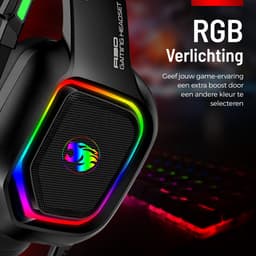 Gaming Headset met Microfoon - Headset PS4, PS5, Xbox One, Xbox Series en PC - Virtueel 7.1 Surround Sound — thumbnail 3
