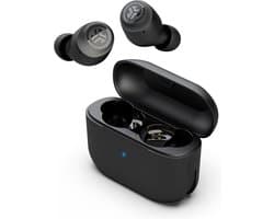 JLab Go Pop Draadloze Oordopjes - Bluetooth Oortjes Draadloos - 35 uur Batterijduur - Met Microfoon - Geschikt voor Android en Apple - Zwart