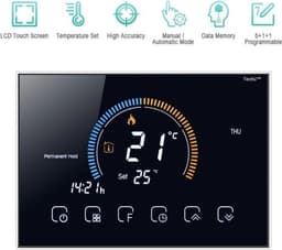TechU™ Smart Thermostaat Relax – Zwart – Alleen voor Elektrische Vloerverwarming! – App & Wifi – Google Assistant & Amazon Alexa — thumbnail 4