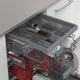 Sharp QWNI1EI45EXEU - inbouw vaatwasser - 60cm breed - energie label E - topsproeier en besteklade — thumbnail 4