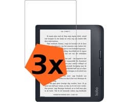 Screenprotector - Geschikt voor Kobo Libra 2 Screenprotector Bescherm Glas - Screenprotector Geschikt voor Kobo Libra 2 Screen Protector Tempered Glass - 3 PACK