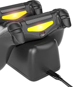 Dubbel Dock Lader Voor Controller  PS4 Slim PS4 Pro - Charger Controller PS4 - Laadstation PS4 — thumbnail 3