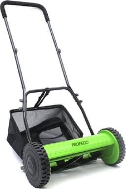 Profeco handmaaier 30cm - Handgrasmaaier - Kooimesmaaier met 18L opvangbak - Instelbare maaihoogte — thumbnail 1