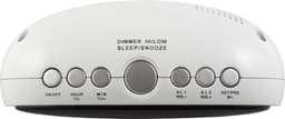 ECG RB 010 White, Wekkerradio — thumbnail 2