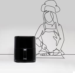 BluMill Digitale Airfryer - 8 Programma's - Timer - 5L - Te bedienen met Touch Screen of App — thumbnail 11