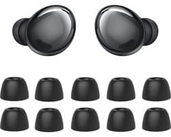 Oordopjes geschikt voor Samsung Galaxy BudsPro - Samsung Galaxy Buds Pro tips - Samsung Galaxy Buds Pro vervanging tips - 5 paar oordopjes voor Samsung Galaxy Buds Pro - Zwart / Small