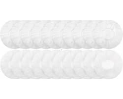 DKT Elastische wegwerp Hygienehoesjes/hoofdtelefoon cover hoes 7cm DKT-HH0007Z 100 stuks | Wit | universeel