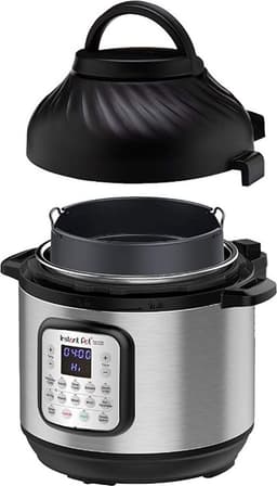 Instant Pot Duo Crisp 7,6L multicooker met airfryer - Snelkoken, sauteren, stomen, slow cook, sous vide, warmhouden, air fry, roosteren, bakken, braden en dehydrateren. — thumbnail 1