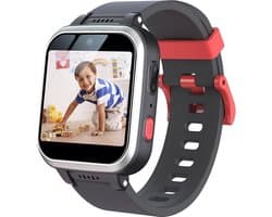 Smartwatch Kinderen - Camera - Games - Zwart