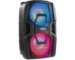 Party speaker Bluetooth - Fenton FT208 LED - 500 Watt - partybox speaker op accu - incl microfoon - karaoke set