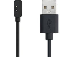 kwmobile USB-oplaadkabel geschikt voor Xiaomi Redmi Watch 2 Lite / Redmi Watch 3 / Band 7 Pro / Smart Band Pro kabel - Laadkabel voor smartwatch - in zwart