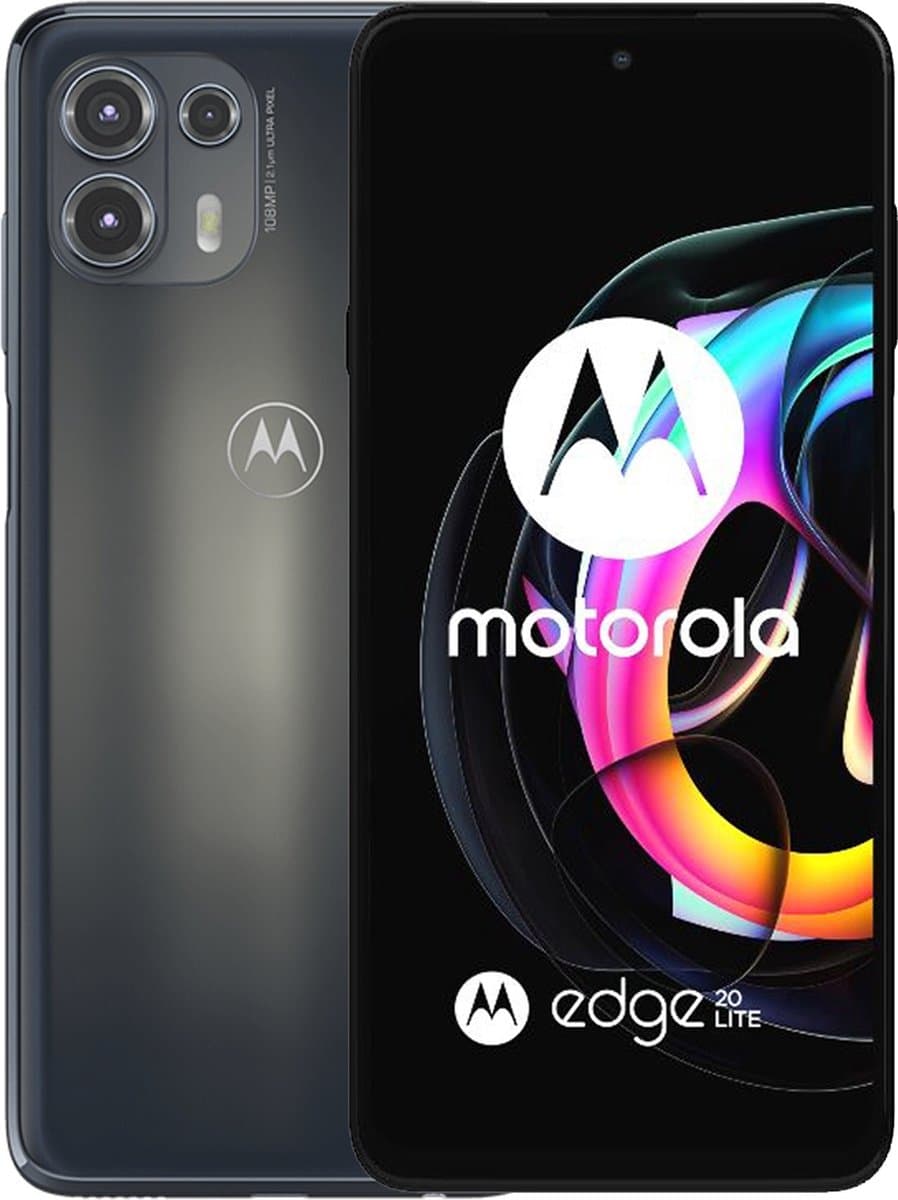 Motorola Edge 20 Lite - 5G - 128GB Electric Graphite — afbeelding 1