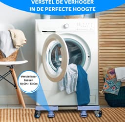 Krexs Wasmachine Verhoger - Meubelroller – Meubeltransporter - Meubelverplaatser – Met 4 wielen — thumbnail 2