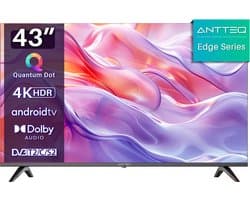ANTTEQ Q43-AGU1.Q1 – 43 Inch 4K QLED Smart TV - VIDAA - Triple tuner